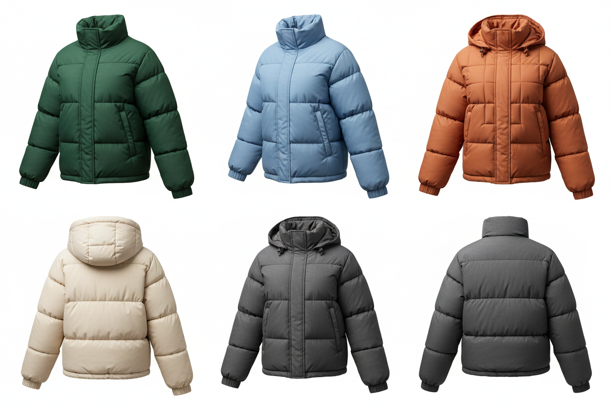 Puffer jackets no brand name